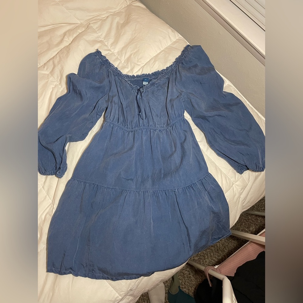 Old navy dress denim look